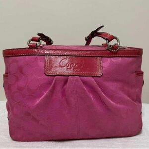 Coach Pink Leather Women's Bag